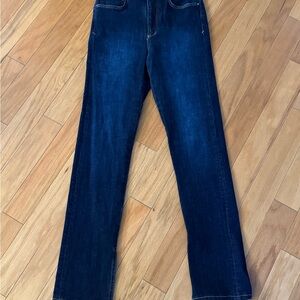 Anthropologie Pilcro Boyfriend, bottom slit, slim jeans, size 27